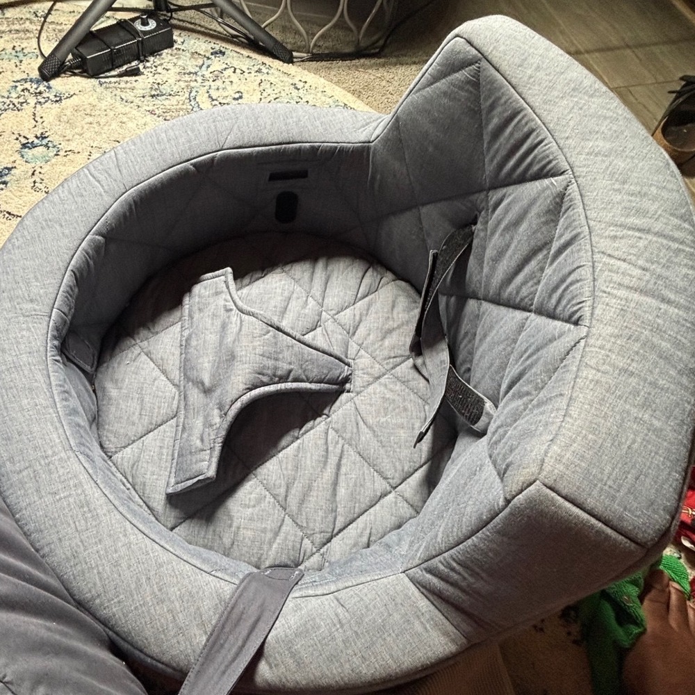 Crate & Kids Deep Space Baby Activity Chair Gray Plush Infant Seat Space Theme - Picture 9 of 13